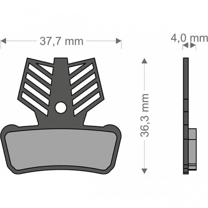 Lightech Bremsbeläge für SRAM Guide, Elixir und XO Trail - 1