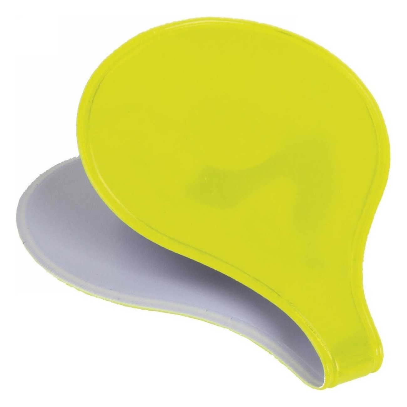 Clip Magnetica Riflettente Universale Giallo Neon M-Wave - 1 - Alta visibilità - 0887539004194