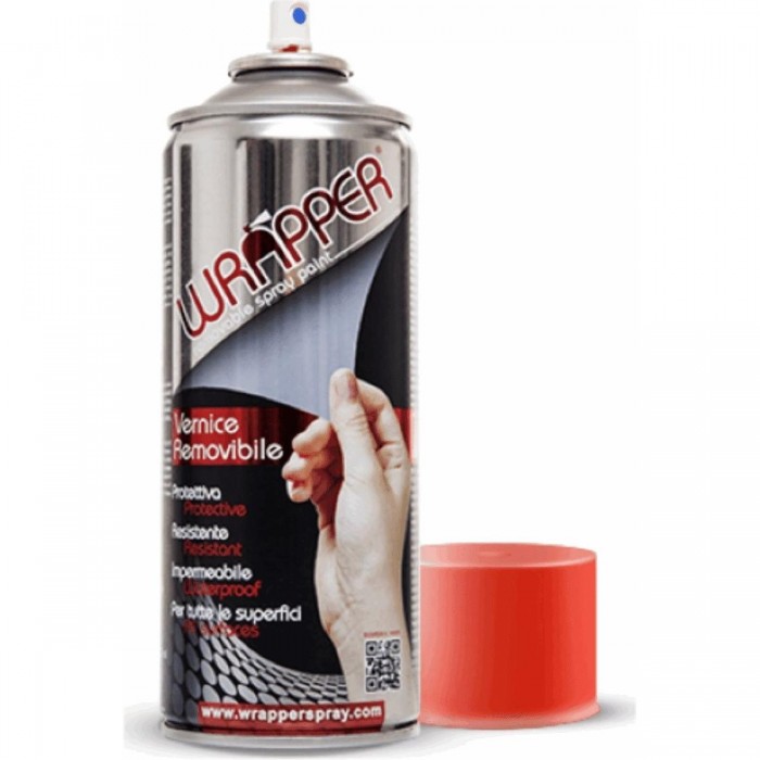 Peinture Spray Amovible Wrapper Fluo Rouge 400ml - Protection et Polyvalence - 1