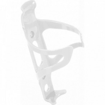 Support de bouteille blanc en polycarbonate - Cage sécurisée pour vélo - 1