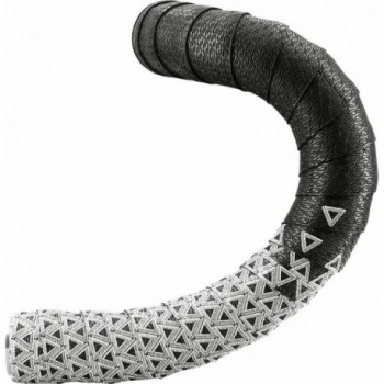 Deda LOOP PU+EVA Handlebar Tape Black/Silver with Plugs, 96g - 1