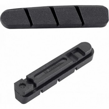 4 in 1 Brake Pads 55mm Black for Carbon Rims Compatible with Shimano & Campagnolo - ASHIMA - 1