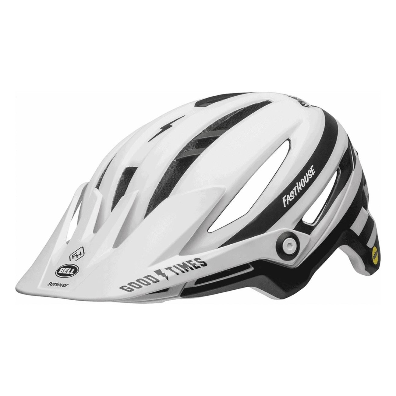 Sixer MIPS MTB Helmet White/Black Size M (55-59 cm) with Superior Ventilation - 3