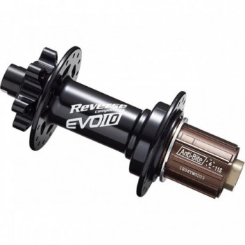 Reverse Nabe Evo-10 Disc Hub HR 32H 150/12mm Black - Lightweight & Durable - 1