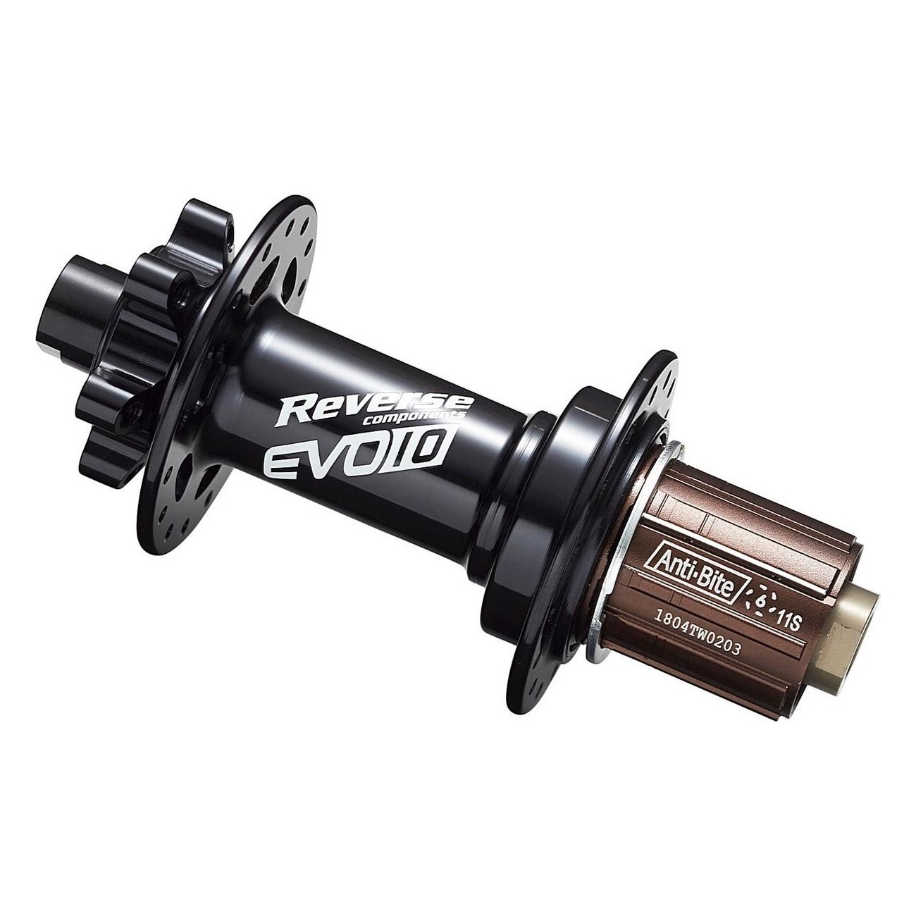 Reverse Nabe Evo-10 Disc Hub HR 32H 150/12mm Black - Lightweight & Durable - 1