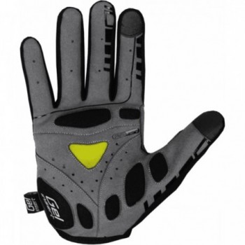 Summer Bump Gel Pro Gloves Black/Lime Long Size M with Gel Padding and Ventilation - 2