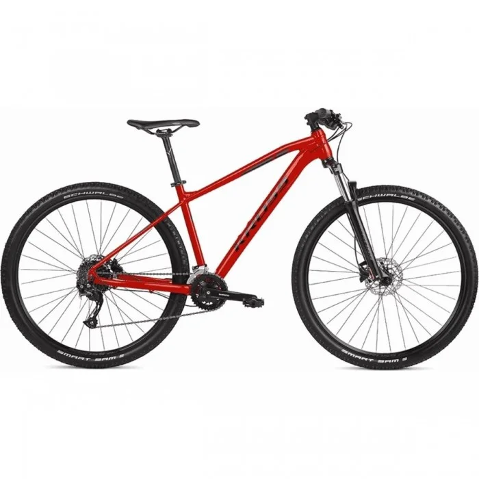 Mountain Bike Kross Level 1.0 Herren 29' Rot/Schwarz, Größe L, Aluminiumrahmen - 1