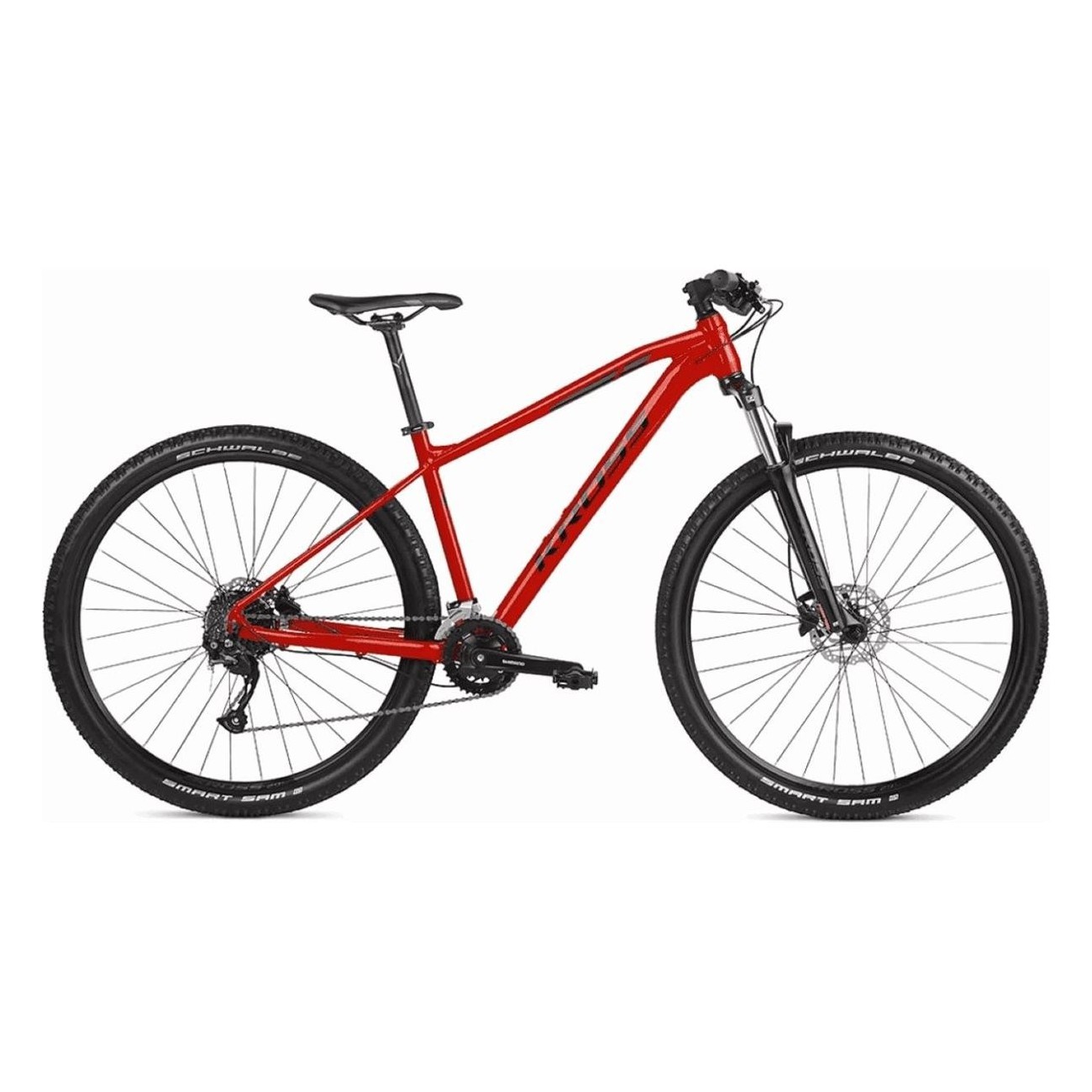 Kross Level 1.0 Mountain Bike for Men 29' Red/Black, Size L, Aluminum Frame - 1