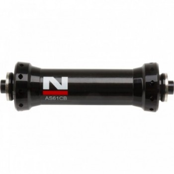 Mozzo Anteriore Novatec AS61CB in Carbonio per Bici da Strada, 20 Fori, Nero, 69g - 1 - Mozzo - 4719871440186