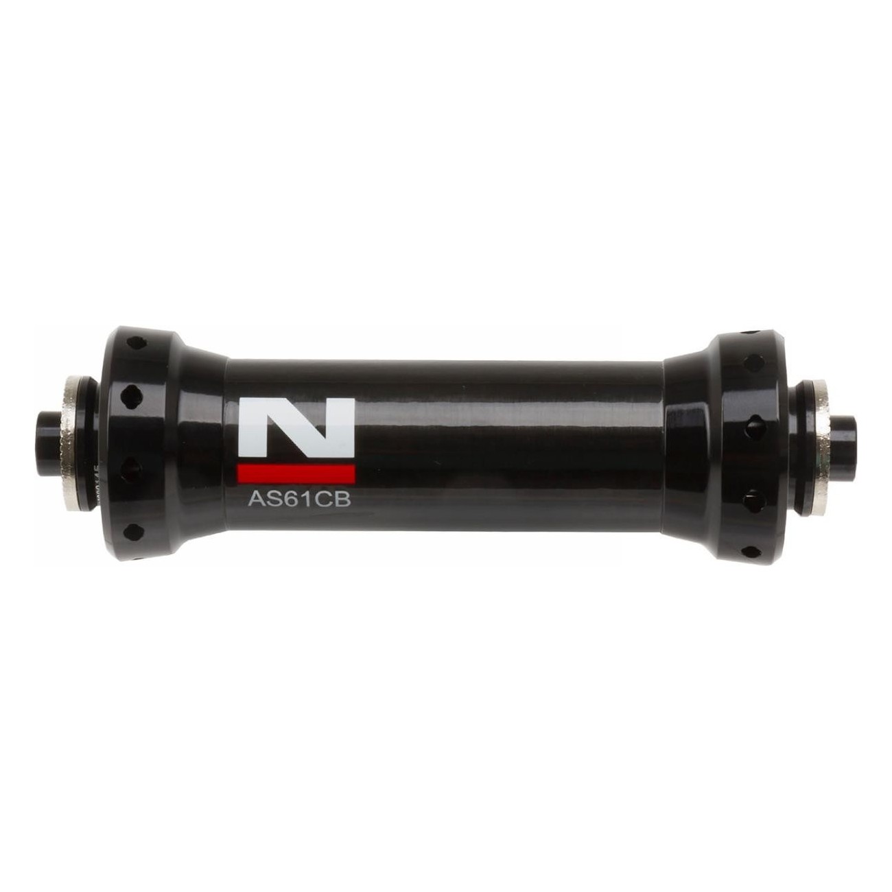 Mozzo Anteriore Novatec AS61CB in Carbonio per Bici da Strada, 20 Fori, Nero, 69g - 1 - Mozzo - 4719871440186