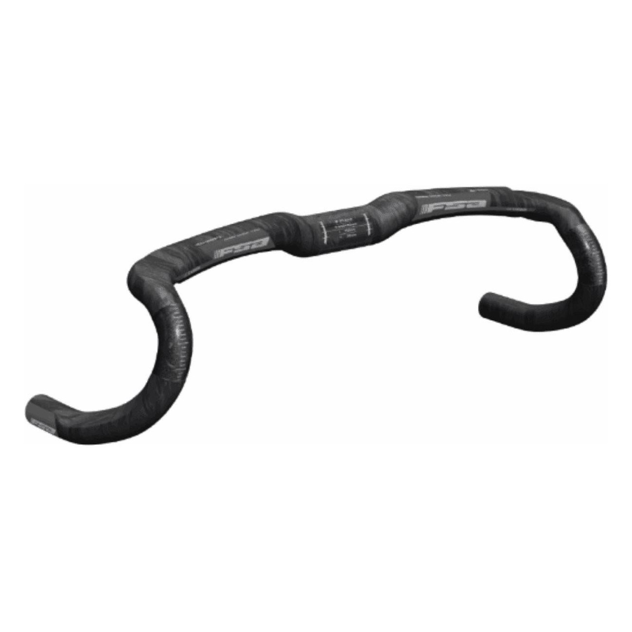 K-Wing AGX Carbon Handlebar for Gravel 40cm 31.8mm - Ergonomic and Lightweight - 1