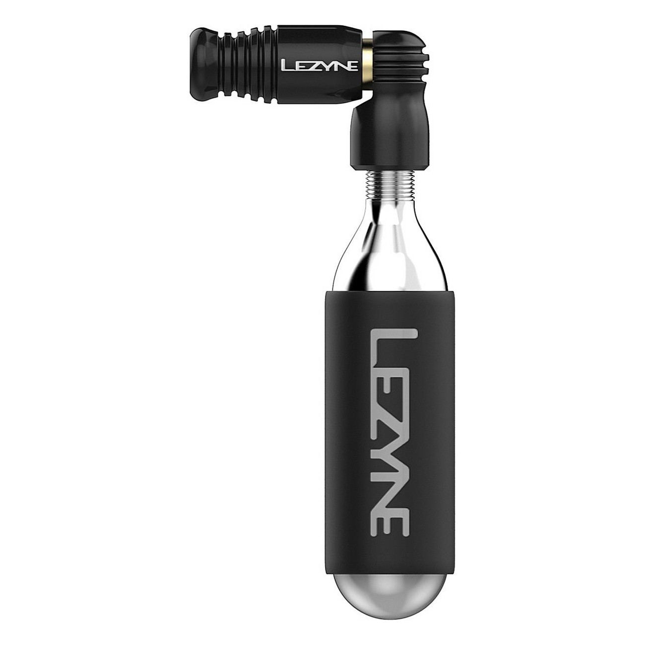 Lezyne CO2 Pompa Trigger Speed Drive CNC con Cartuccia 16g Nera - Gonfiaggio Facile e Controllato per Valvole Presta - 2 - Bombo