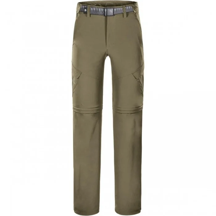 Pantalons Homme Ushuaia Vert Foncé Taille 58 Trekking Convertibles - 1