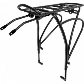 Adjustable Black Aluminum Bike Rack 24-29' for Disc Brakes & Boost Hubs - 1