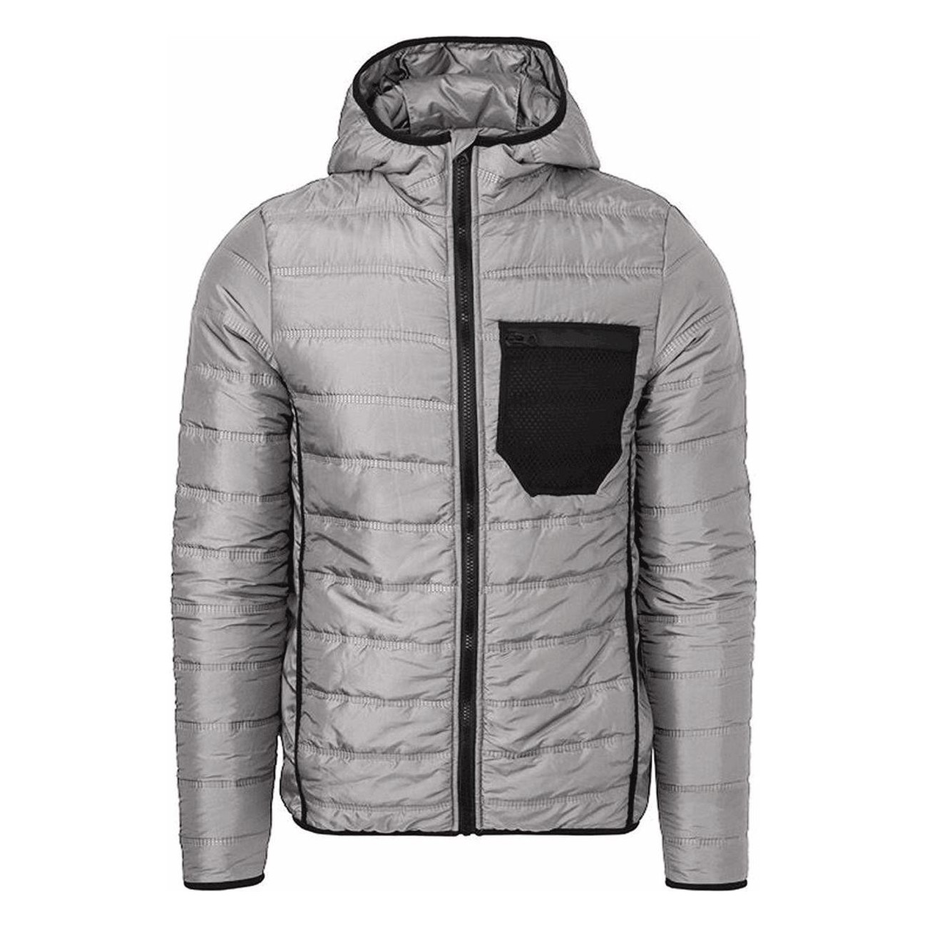 Veste Antivento Unisex Fuse Venture Grise avec Capuche et 3 Poches - Taille L - 1