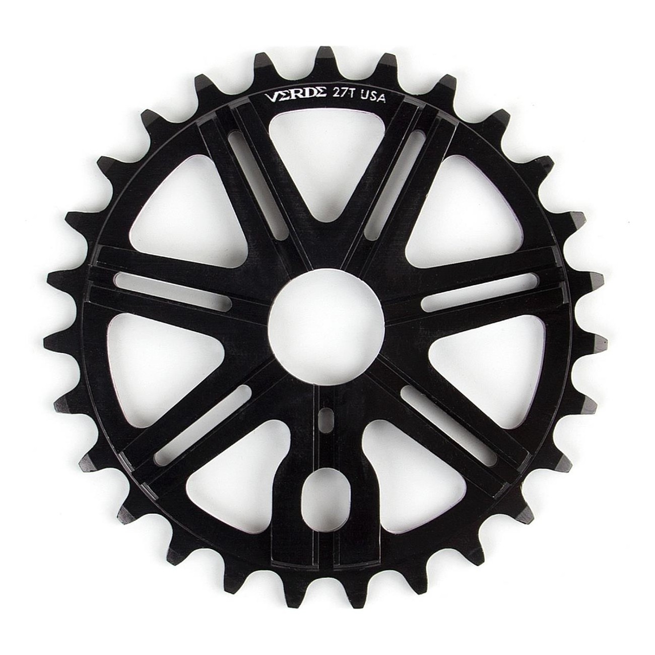 30T Black Neutral Green Sprocket 7075 Aluminum with 19/22 mm Adapters - 1