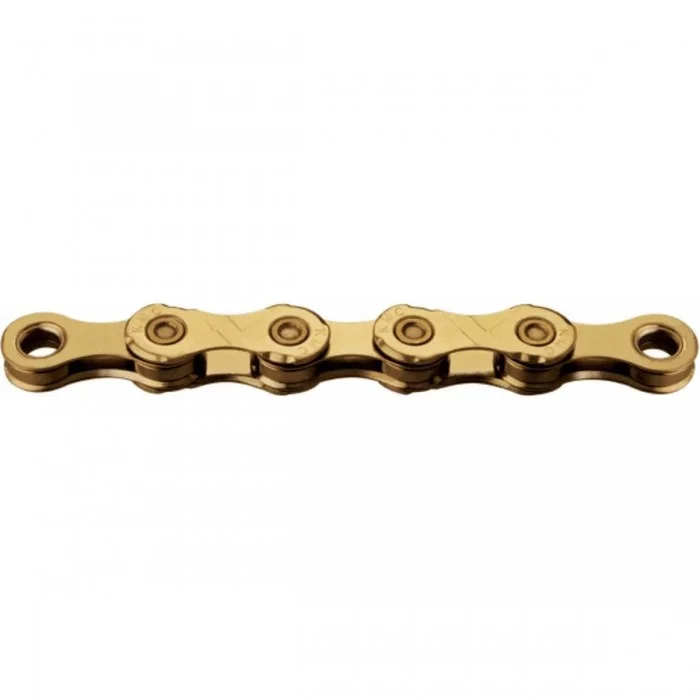 12-Speed Gold Chain 126 Links Ti-N Compatible with SRAM and Shimano X-Bridge - 1