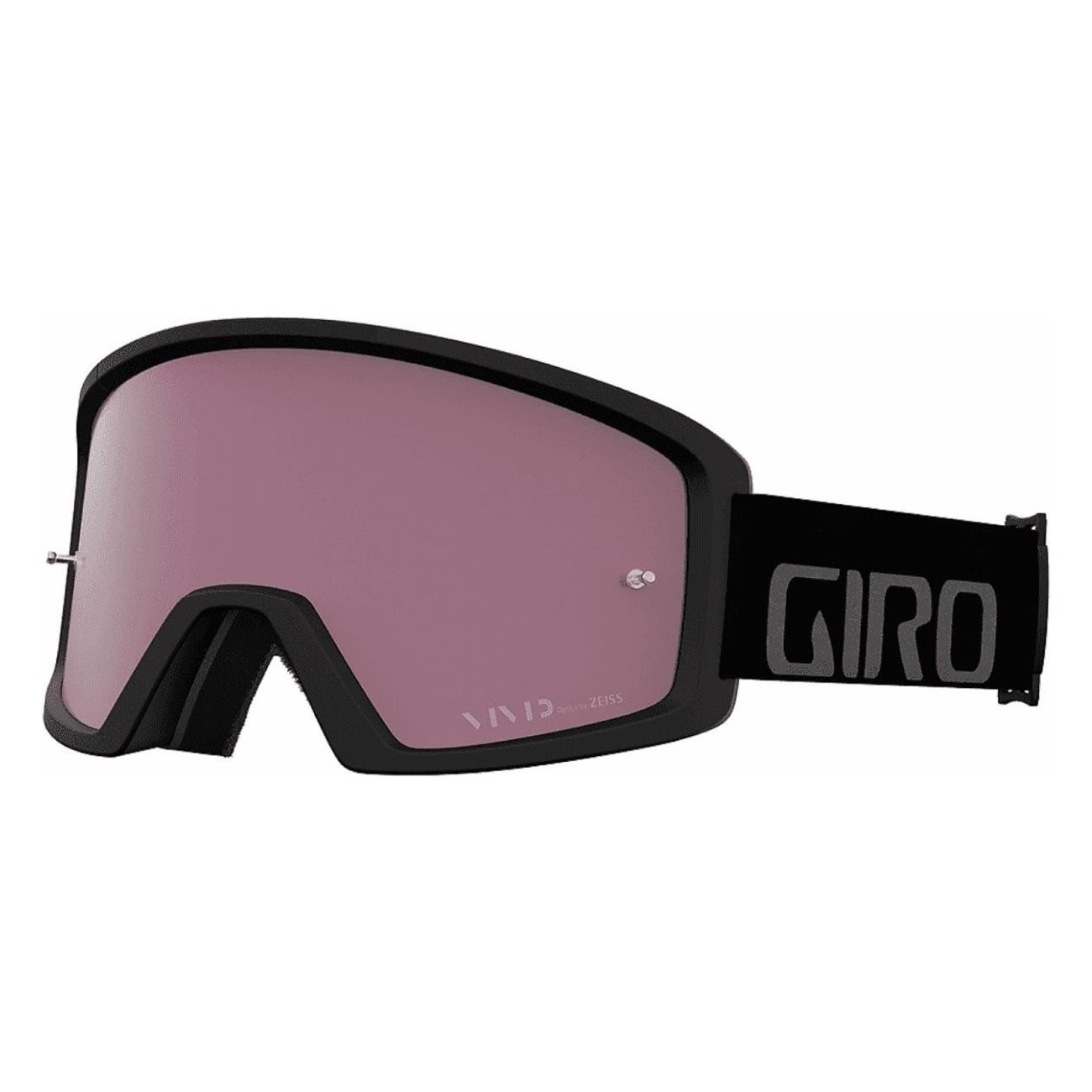 MTB Blok Goggles Black/Grey with VIVID Lens and EXV Technology for Wide Vision - 1