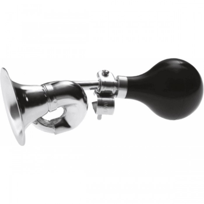 Chrome Plated Bell Trumpet 70 mm Silver - 1