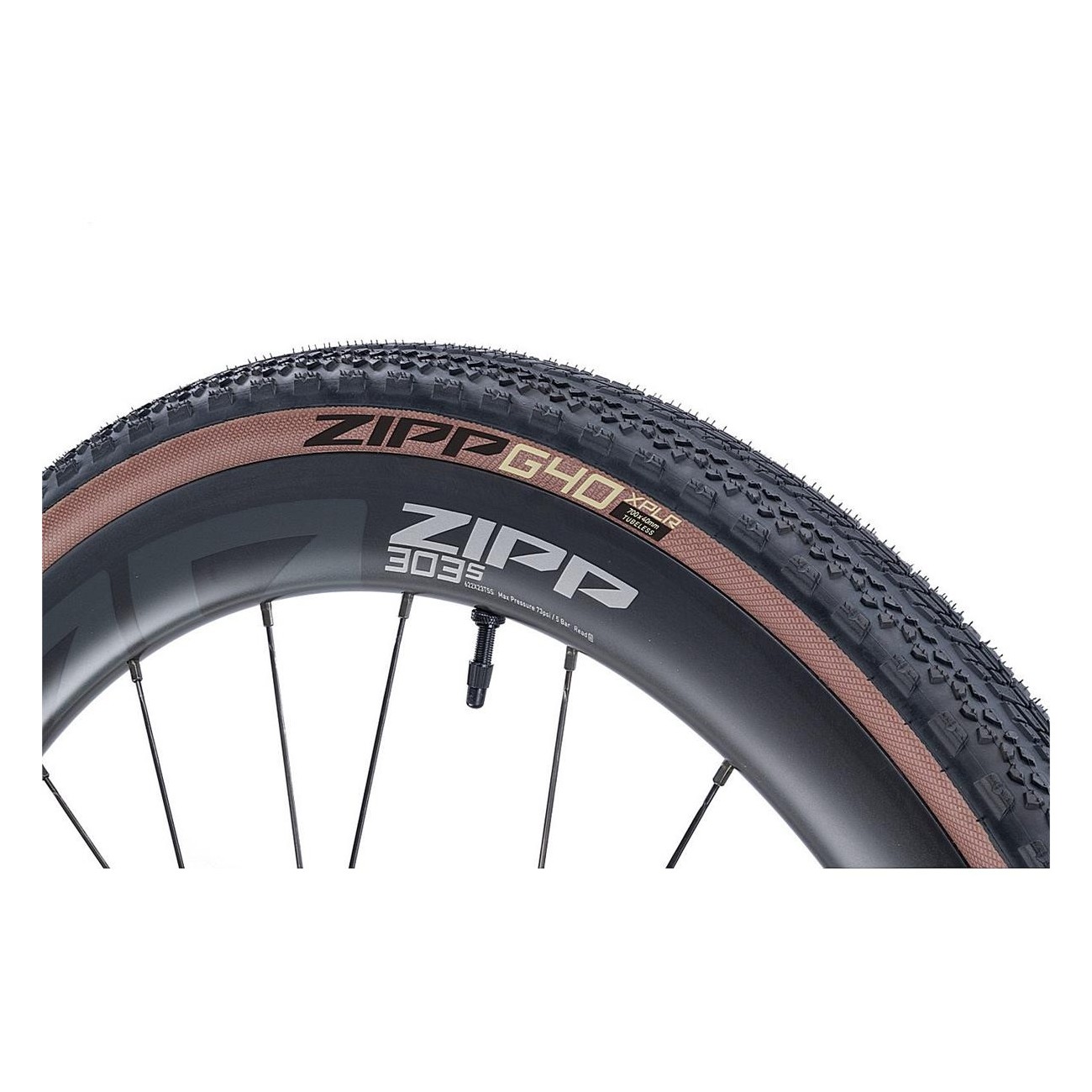 Pneu Tubeless Zipp G40 XPLR 700x40c Noir pour Gravel et Aventure - 1