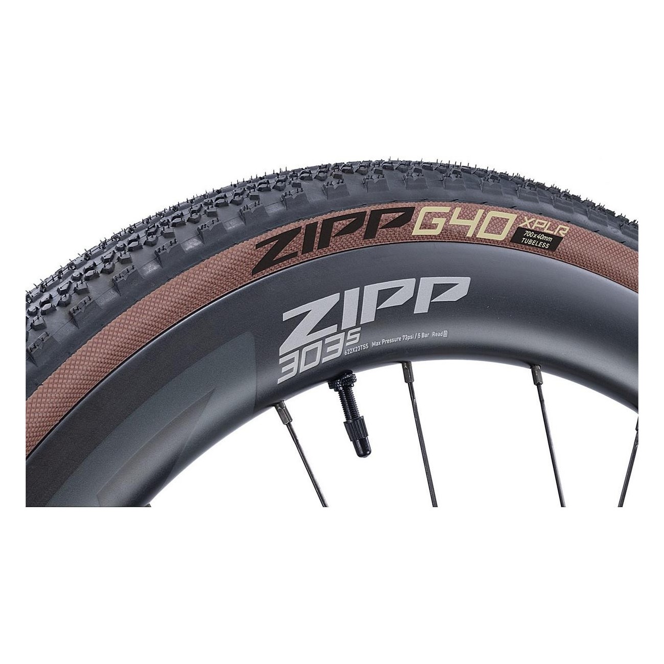 Pneu Tubeless Zipp G40 XPLR 700x40c Noir pour Gravel et Aventure - 2