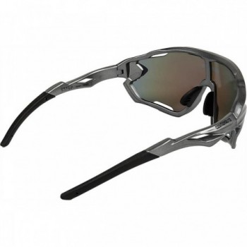 Apollo 13 Sports Glasses Anthracite Gray with Blue Revo Lenses TR90 Frame - 5