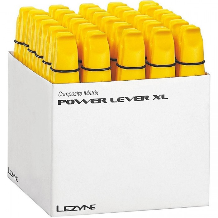 Lezyne Power Lever XL Tire Levers Yellow Composite - Display Box of 30 - 1