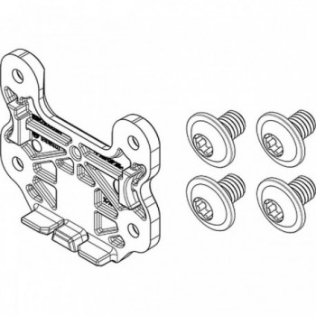 Compacttube Horizontal Befestigungsplatte Kit für seiten ohne Axial/Pivot Schloss (BBP324Y) - 1