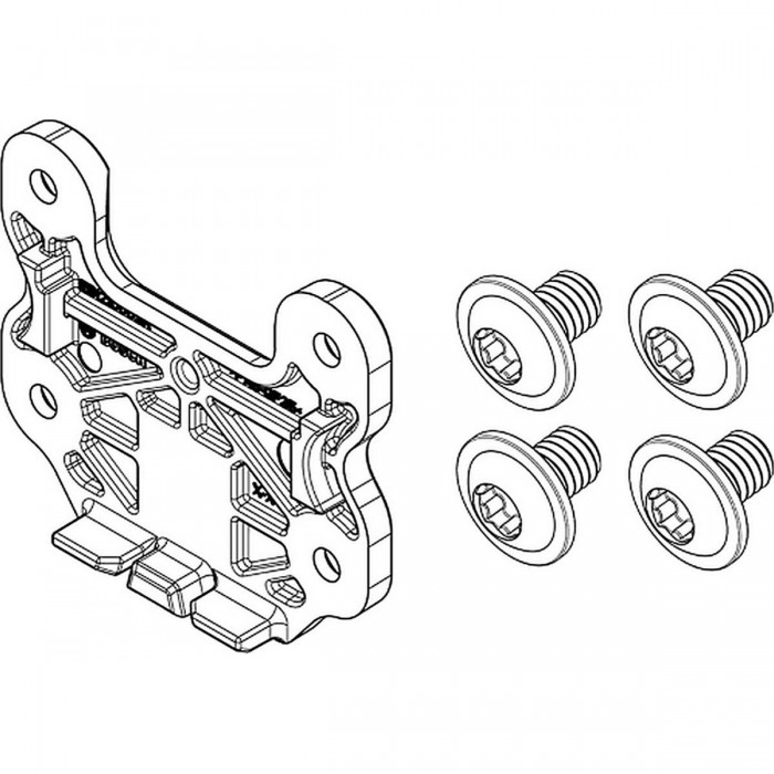 Kit Piastra di Fissaggio Compacttube Orizzontale per Lato Senza Serratura Assiale/Pivot (BBP324Y) - 1 - Altro - 4054289010911