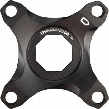 Black Anodized Aluminum Spider for Brose System, 49 mm Chain Line - 1