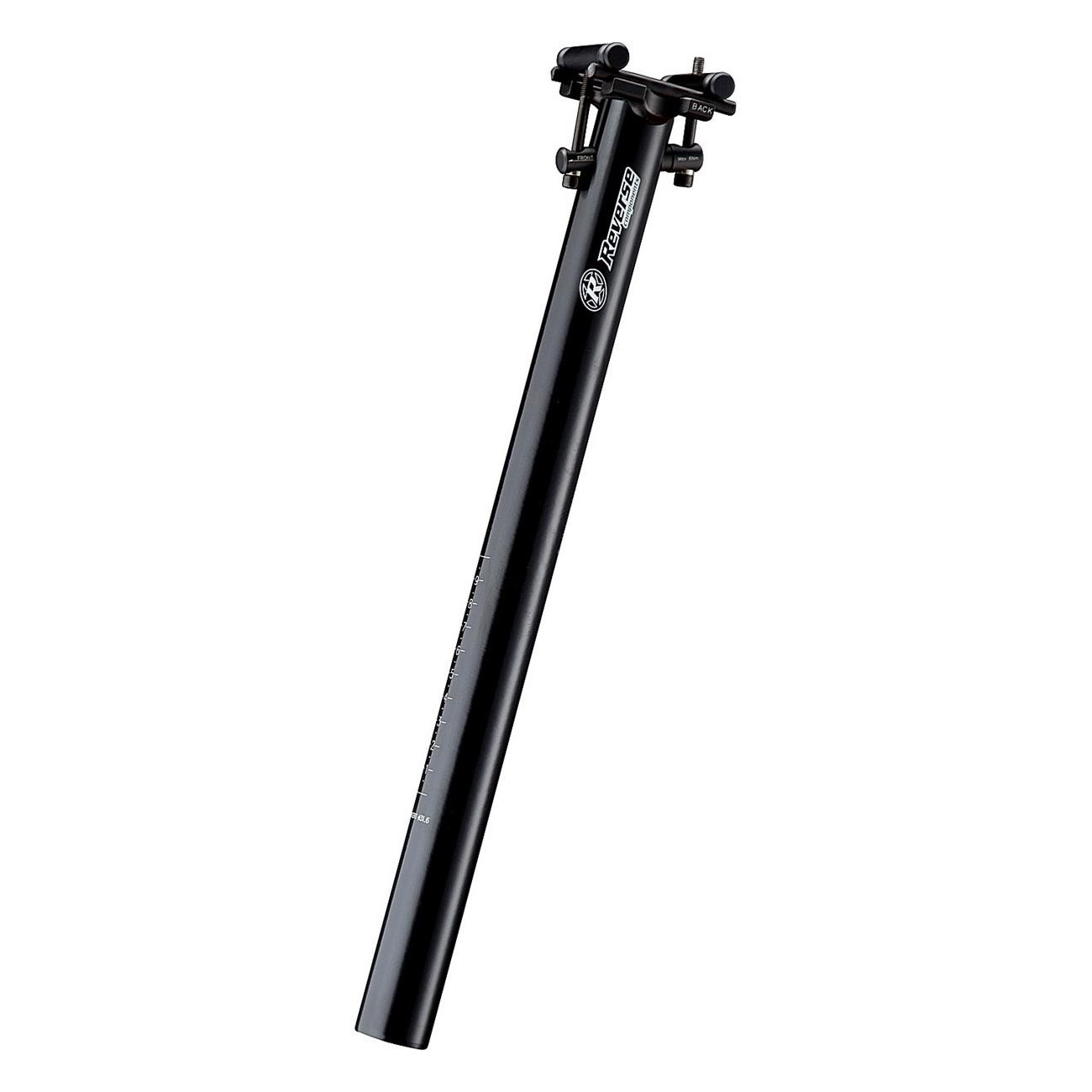 Reverse Comp Lite Seatpost Ø30.9mm Black Aluminum, Adjustable Offset 400mm - 1