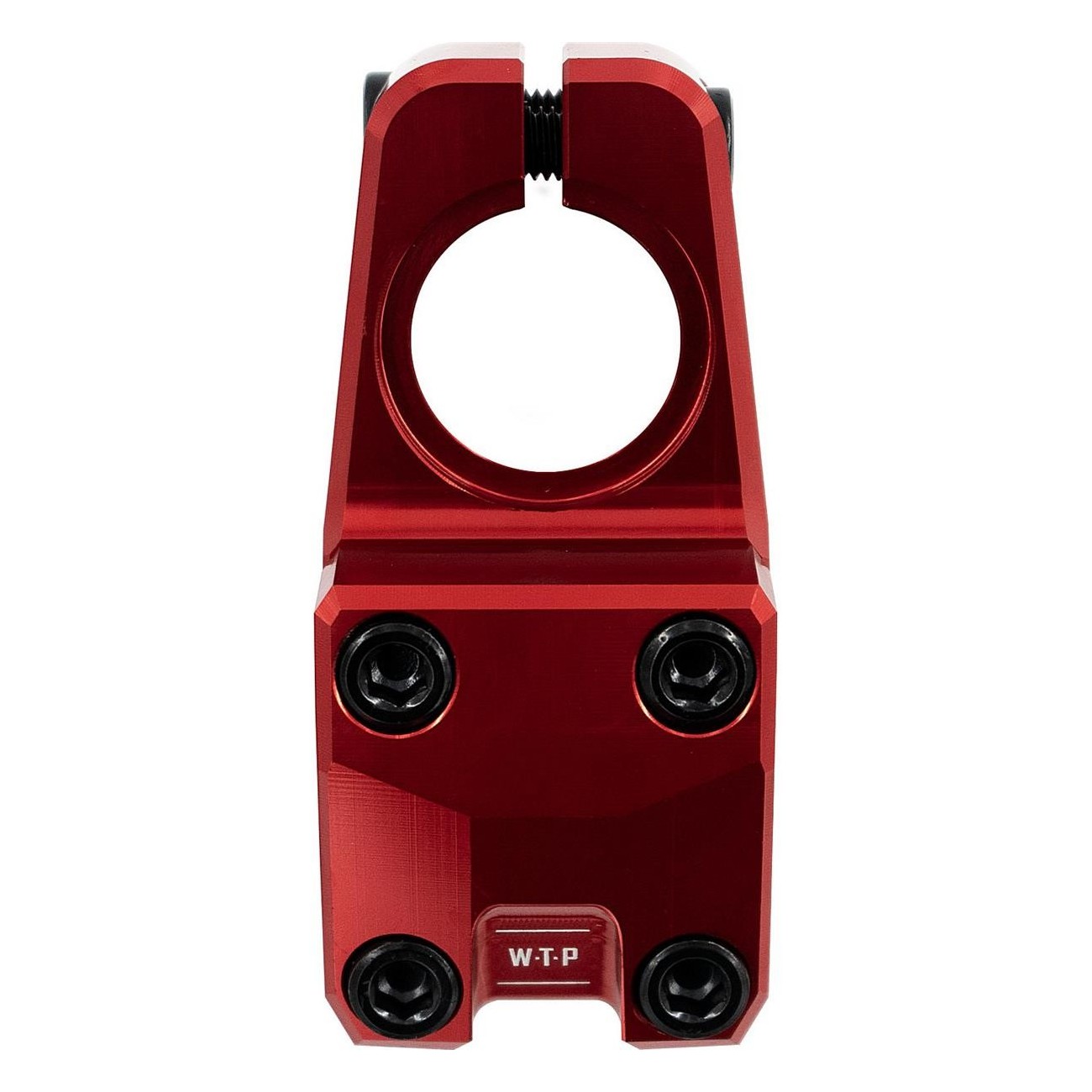 Wethepeople Gooseneck Handlebar Stem Red - 35 mm Rise, 25.4 mm Clamp - 1