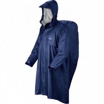 Capa Trekker Impermeable y Cortaviento S/M Azul para Senderismo - 1