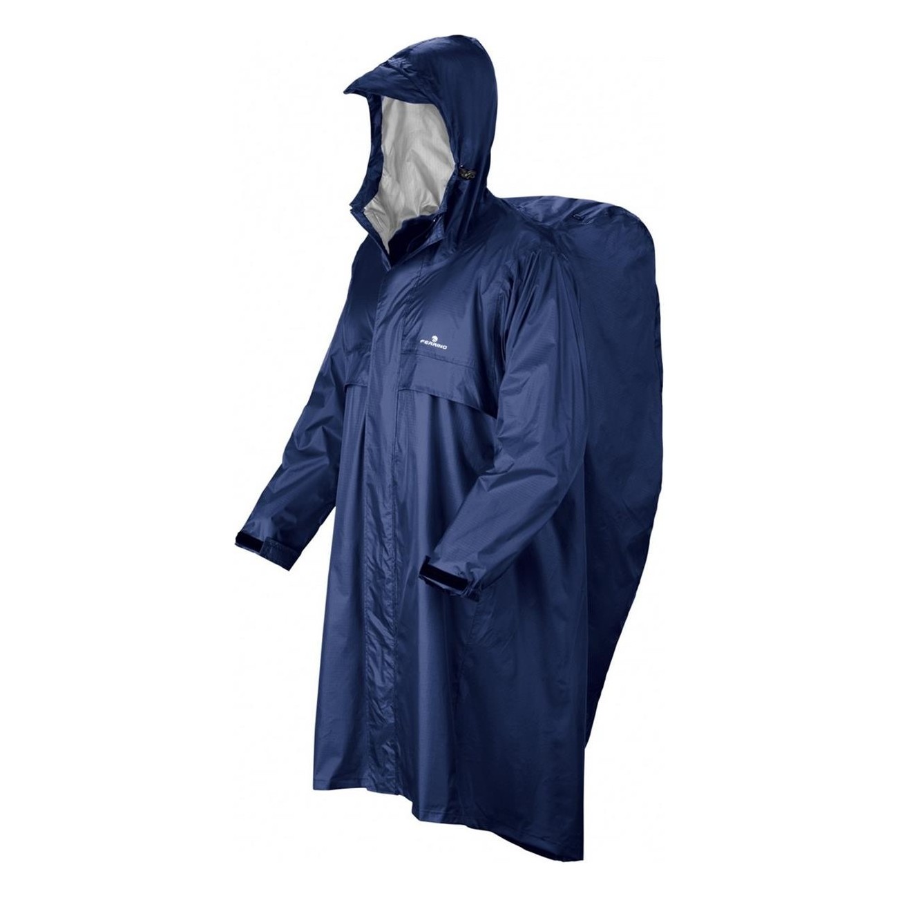 Capa Trekker Impermeable y Cortaviento S/M Azul para Senderismo - 1