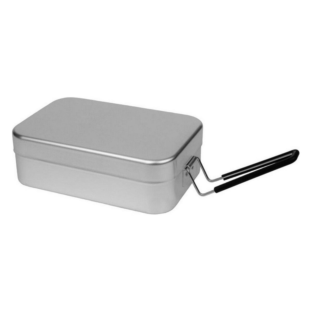 Aluminium Mess Tin Large 209 mit schwarzem Griff für Camping und Ausflüge - 1