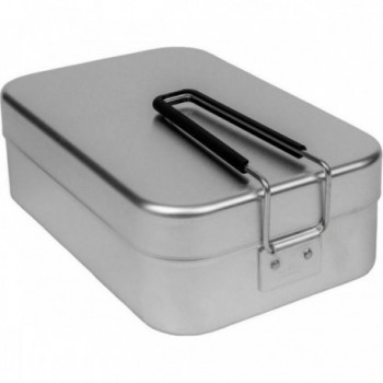 Aluminium Mess Tin Large 209 mit schwarzem Griff für Camping und Ausflüge - 2