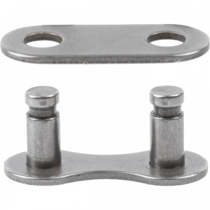 Maillon de raccord M-Wave Gris pour chaînes Singlespeed 1/2x1/8, 8mm, 1 pièce - 1