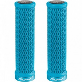 HOLESHOT 31mm CNC Aluminium Griffe Blau - FUNN, 115g - 1