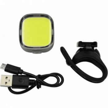 USB B-Race Twin Light Front Light with 36 COB LED Chips, IPX4 - 2