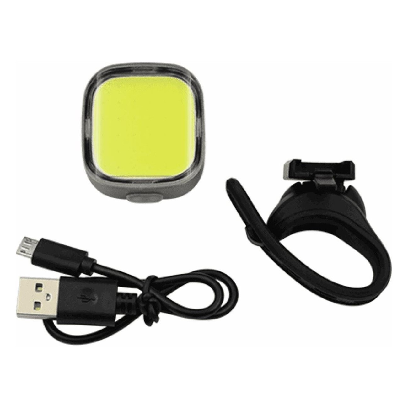 USB B-Race Twin Light Front Light with 36 COB LED Chips, IPX4 - 2