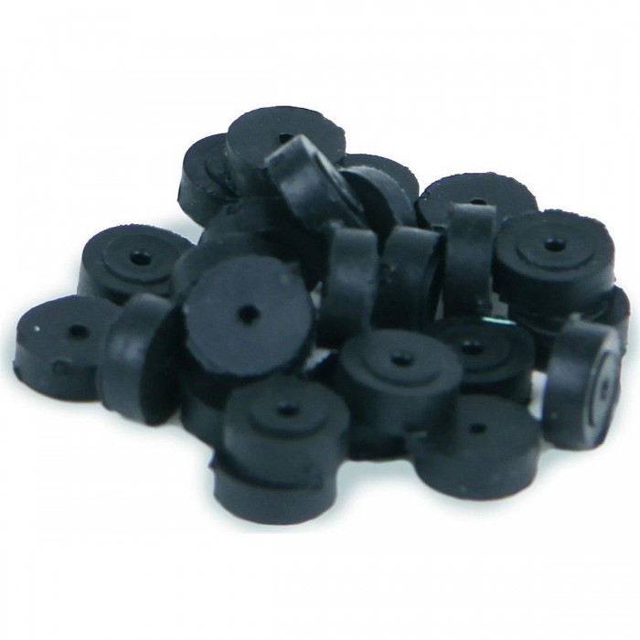 Hüdz Cable Donuts - Pack of 30, Black, Cable Management Accessories - 1