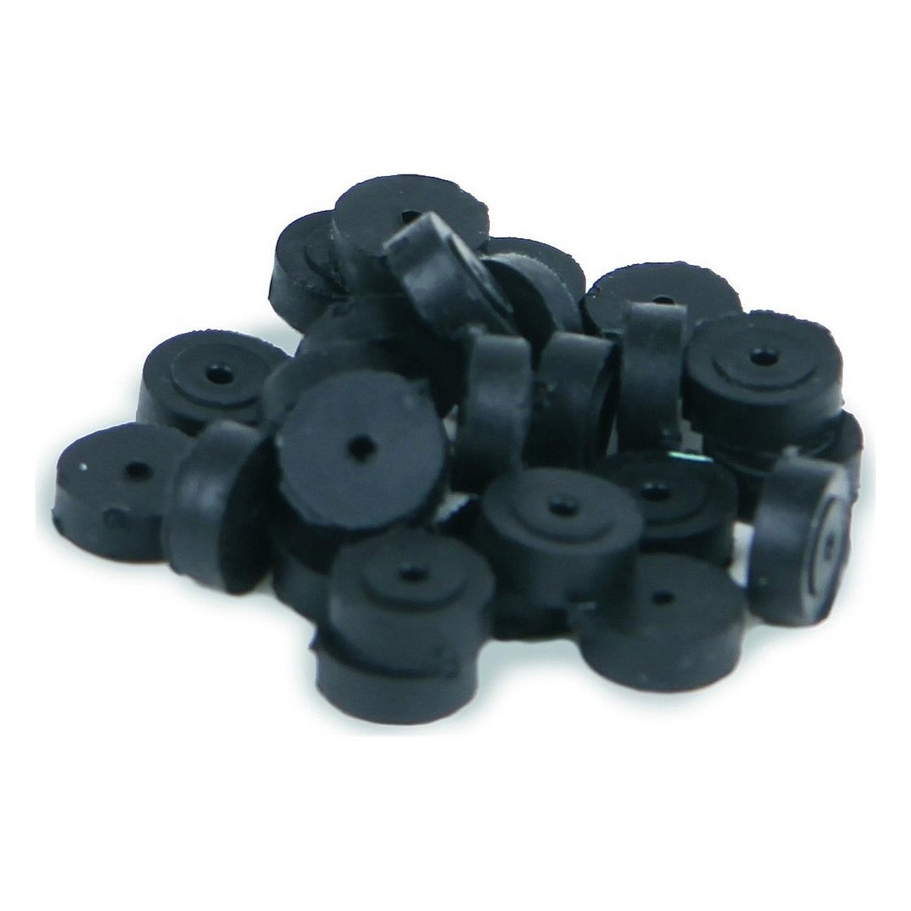 Hüdz Cable Donuts - Pack of 30, Black, Cable Management Accessories - 1