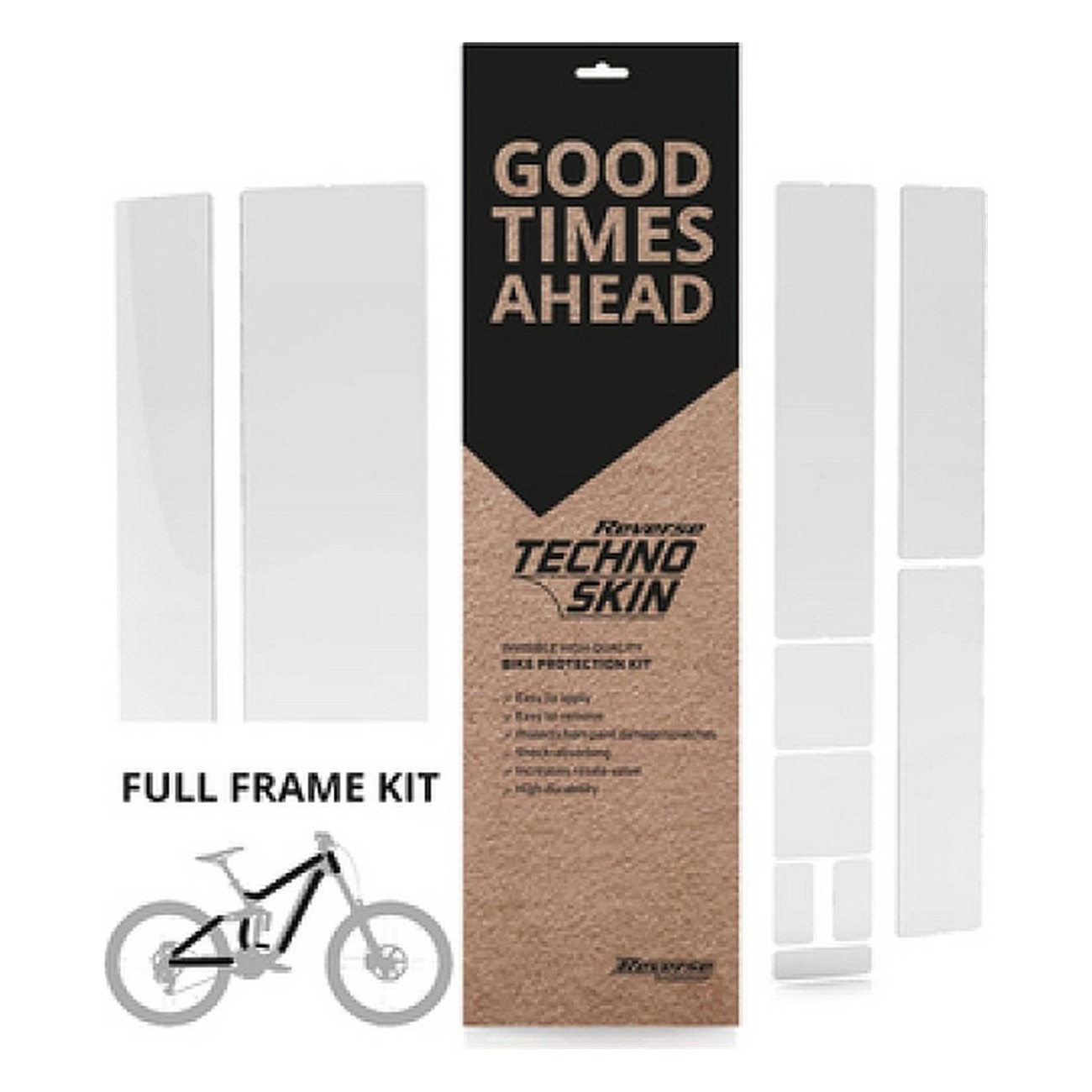 Kit Protezione Telaio Completo Opaco Reverse TechnoSkin per Biciclette - 1 - Protezioni varie - 4717480158270