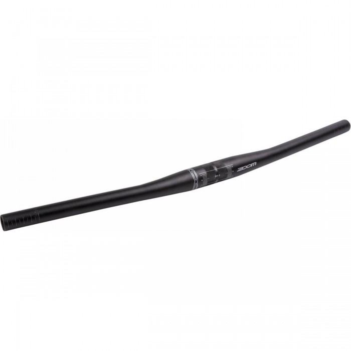 Guidon VTT Zoom en Aluminium Noir Mat 620mm, Collier 31.8mm, 10° - 1