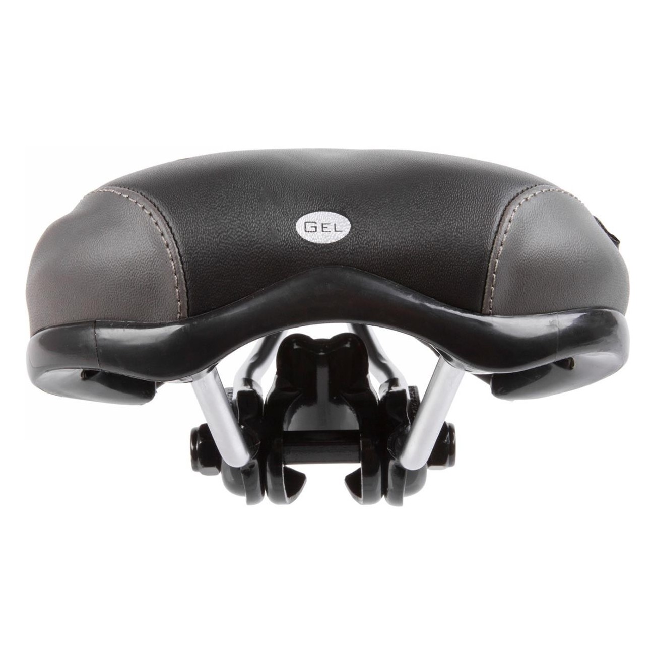 Selle MTB Junior Gel Velo Plush Noir avec Collier pour Vélos 16-24 Pouces - 4