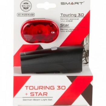 Smart Touring 30 LED Light Set with Stern Rear Light, 30 Lux, StVZO Approved - 4