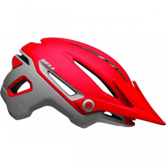 Sixer MIPS MTB Helmet Gray/Red 52-56cm with Advanced Ventilation - 1