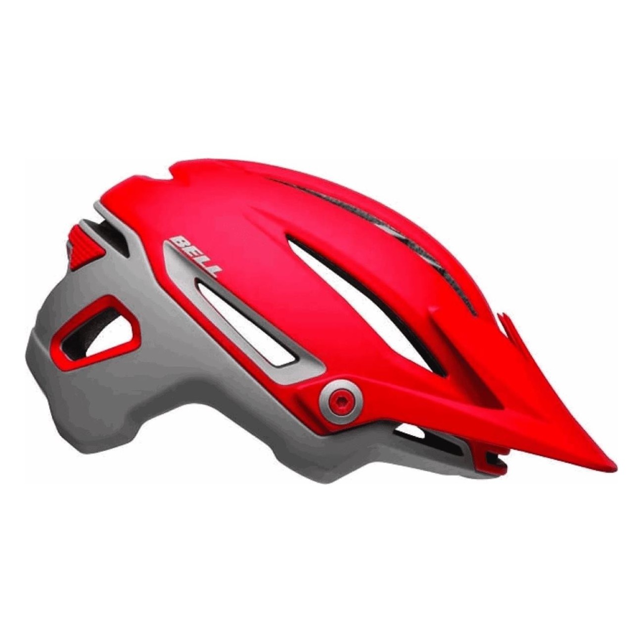 Casco MTB Sixer MIPS Grigio/Rosso 52-56cm con Ventilazione Avanzata e Compatibilità Maschere - 1 - Caschi - 0768686165078