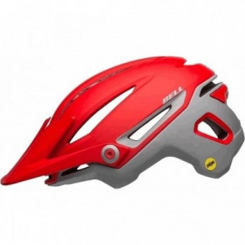 Casco MTB Sixer MIPS Grigio/Rosso 52-56cm con Ventilazione Avanzata e Compatibilità Maschere - 2 - Caschi - 0768686165078