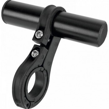 Cockpit de Guidon Réglable M-Wave Noir pour Accessoires Vélo, Diamètre 22.2-31.8 mm - 1